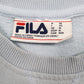 Womens Blue Fila Spellout Crewneck Jumper