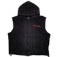 Mens Black Harley Davidson Hoodie Gilet Jumper