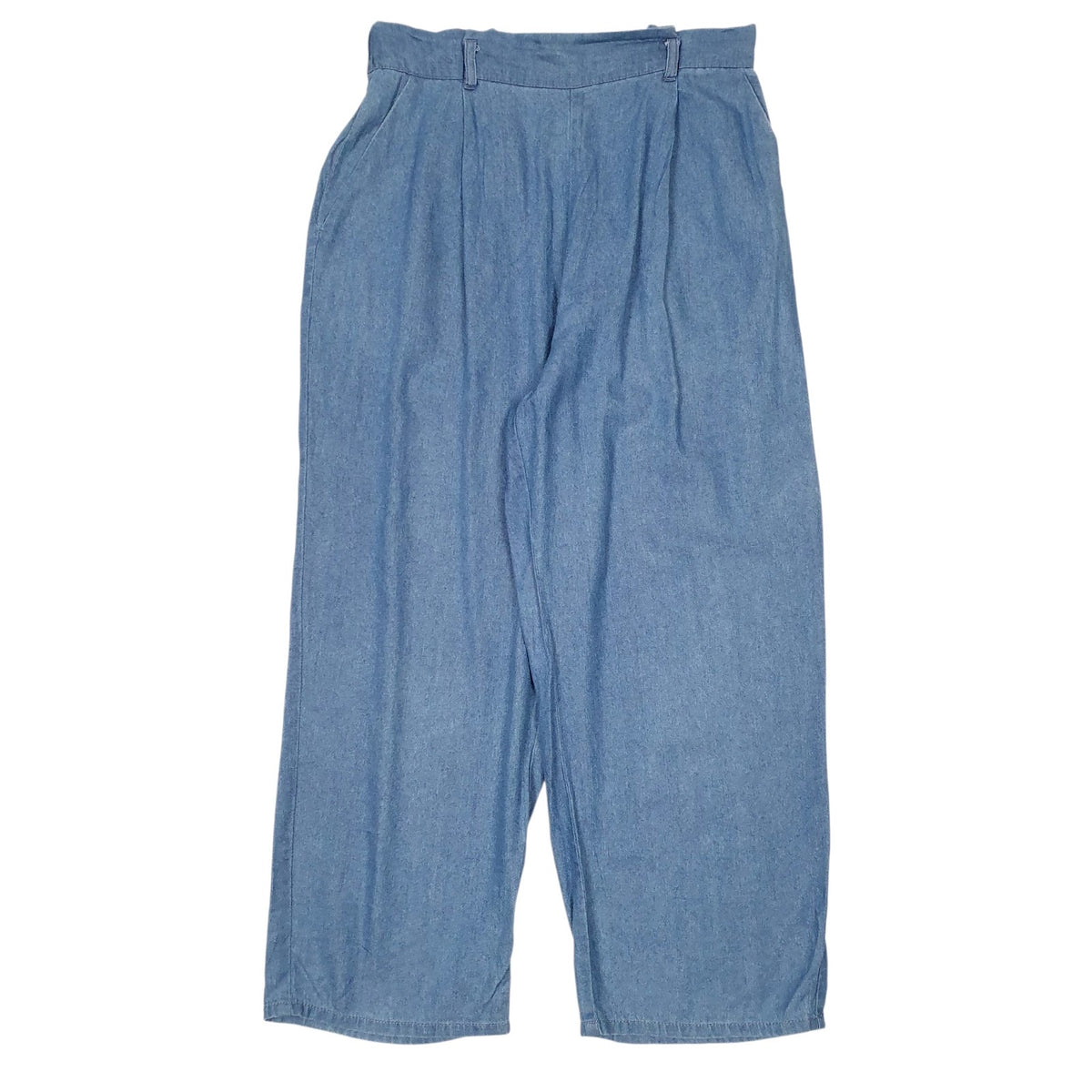 Womens Blue Mixthr Pleated Jogger Trousers