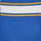 Mens Blue Uniform Basics Rugby Crewneck Polo Shirt