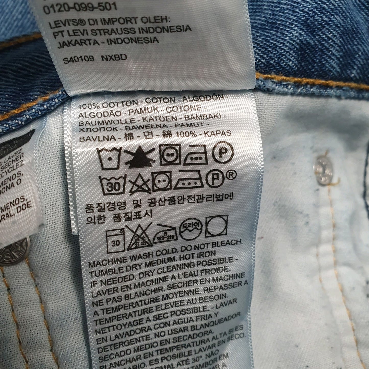 Mens Blue Levis   Jeans