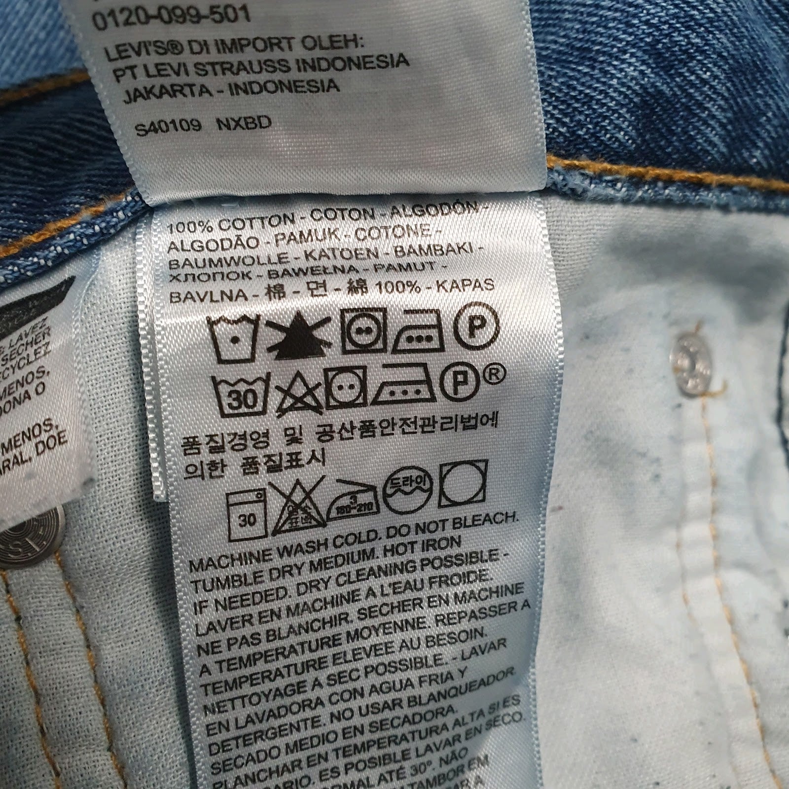 Mens Blue Levis   Jeans