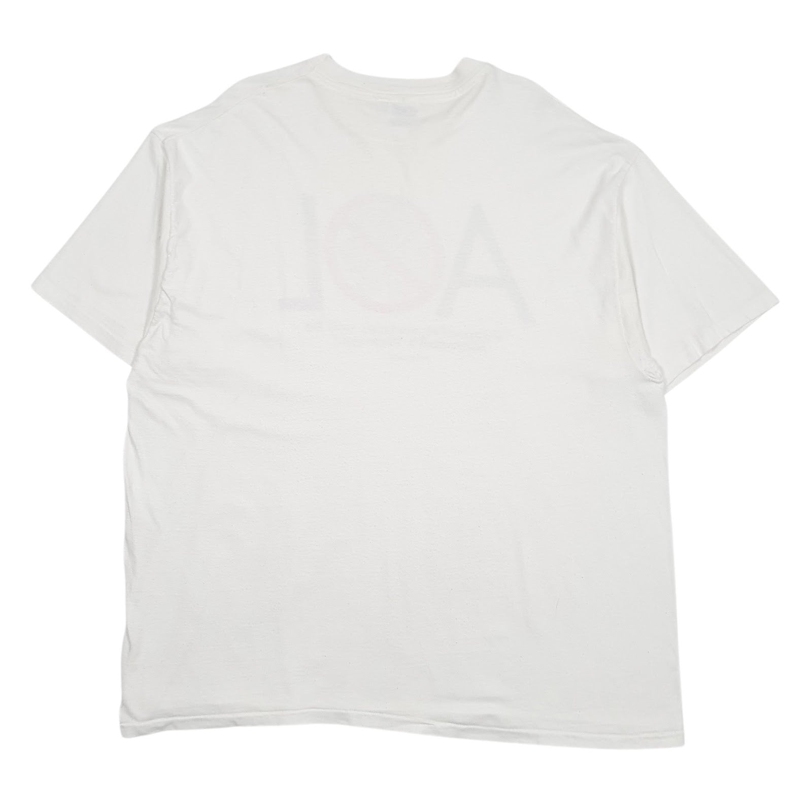 Mens White Hanes Single Stitch Vintage 90s  T Shirt
