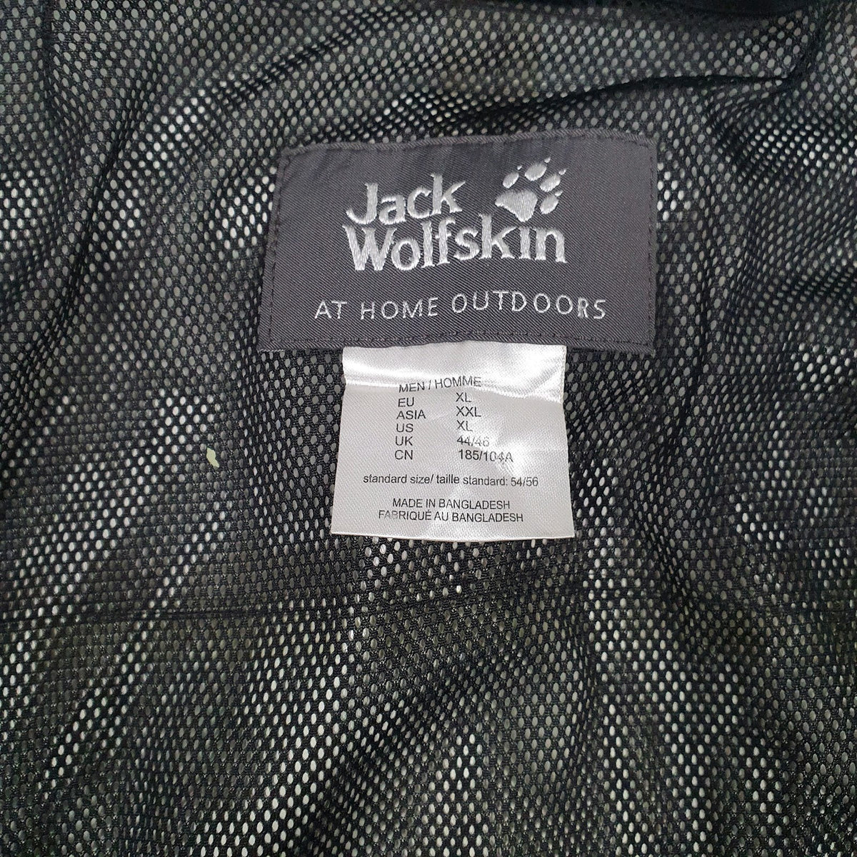 Mens Grey Jack Wolfskin   Coat