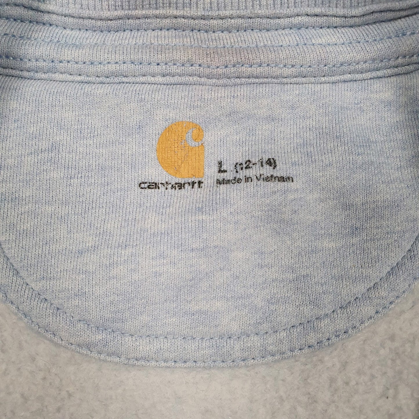 Womens Blue Carhartt  Full Zip Jumper