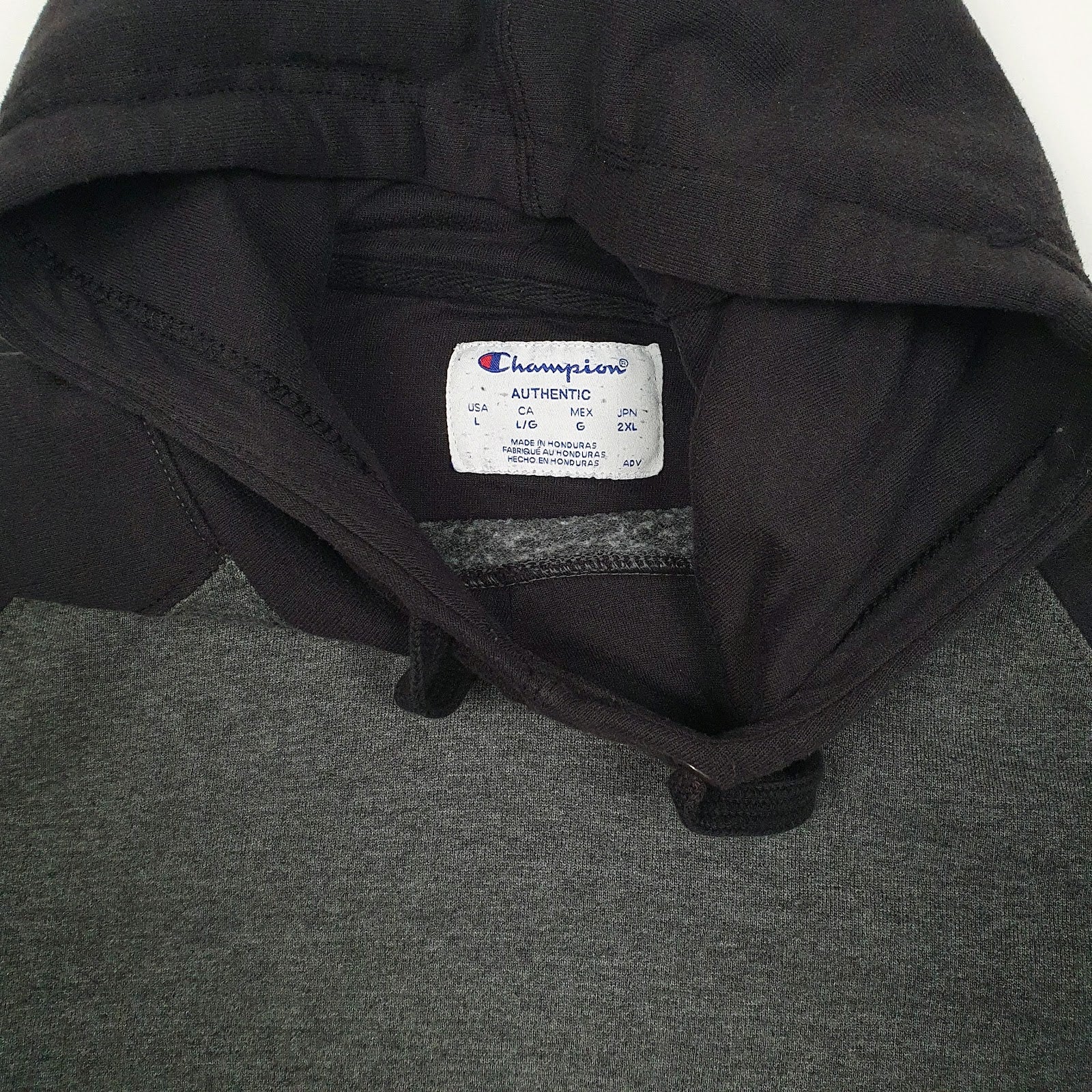 Womens Grey Champion  Hoodie Jumper