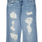 Mens Blue Levis Distressed  Jeans