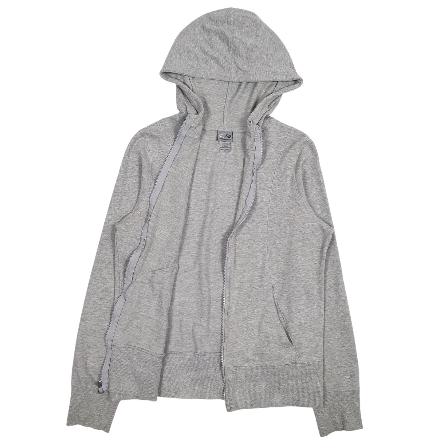 Womens Grey Champion  Full Zip Jumper