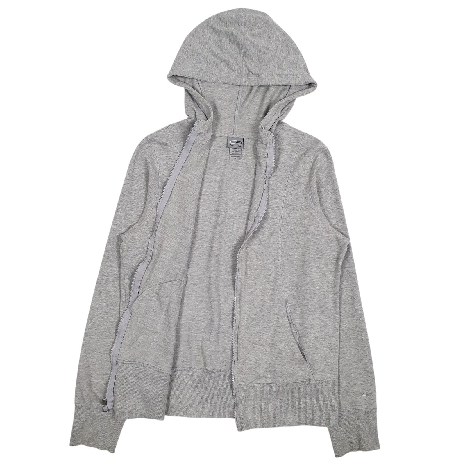 Womens Grey Champion  Full Zip Jumper