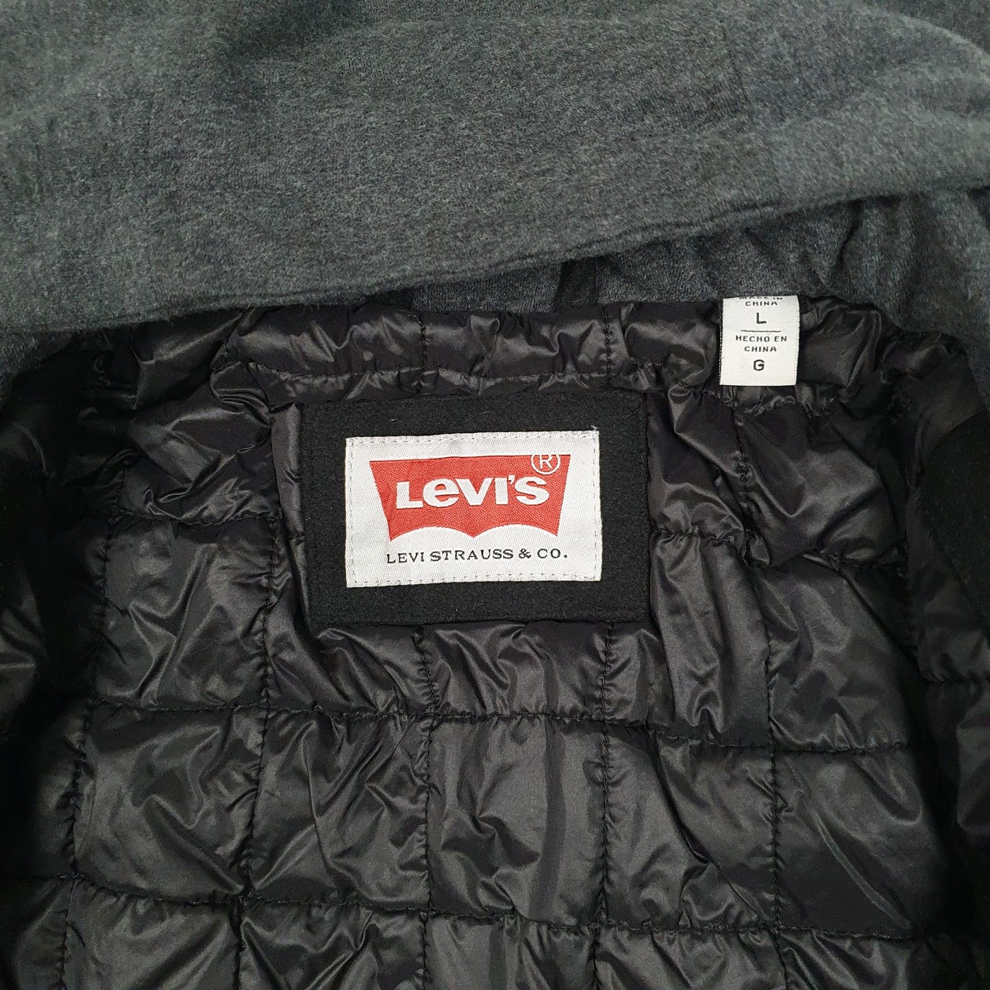 Mens Brown Levis Military Navy Duffle  Coat