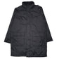 Mens Black Uniqlo Longline  Coat