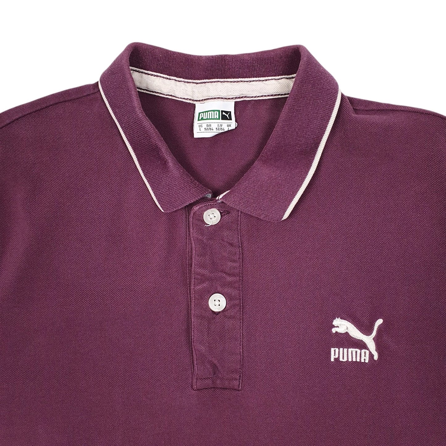 Mens Burgundy Puma  Hoodie Polo Shirt
