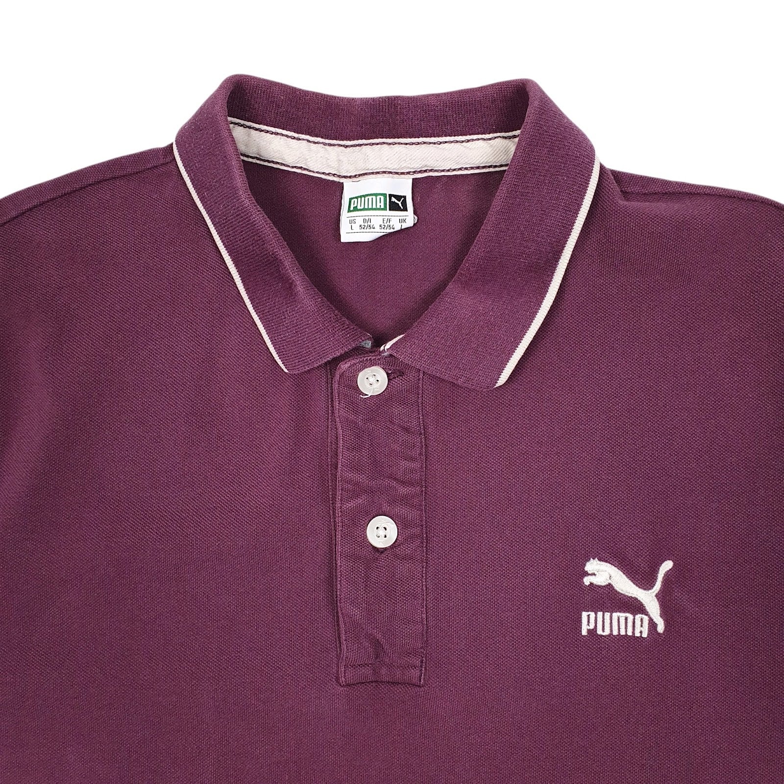 Mens Burgundy Puma  Hoodie Polo Shirt