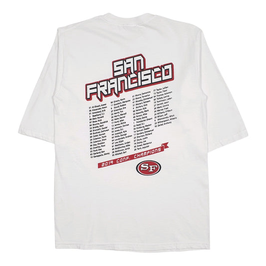 Mens White Unbranded NFL San Francisco Faithful Empire  T Shirt