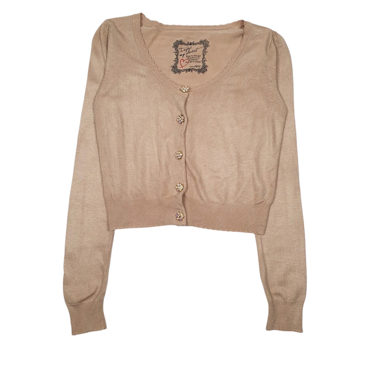 Womens Brown Ingni  Cardigan Jumper