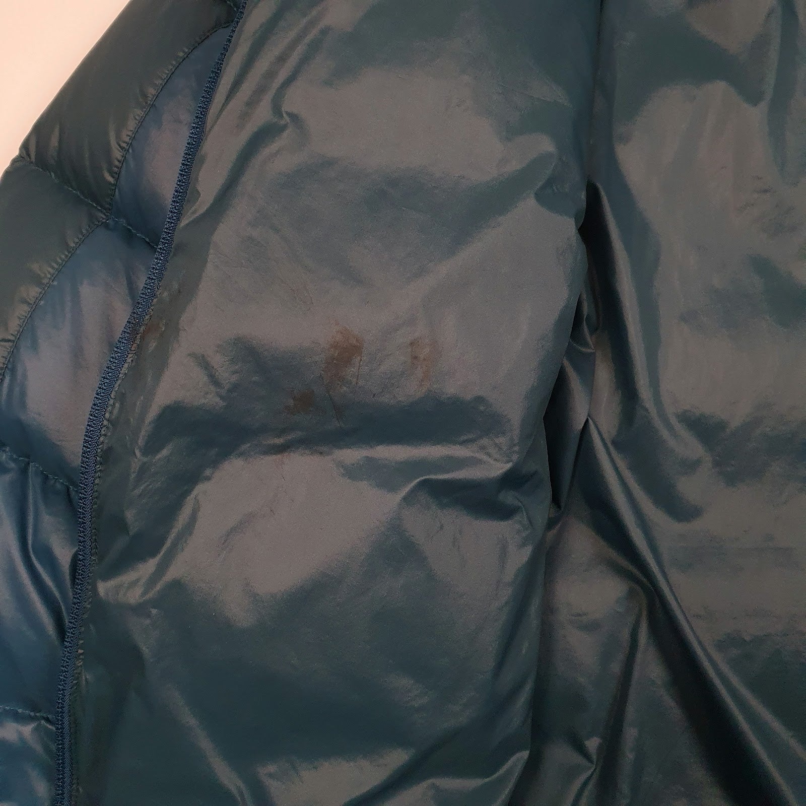Mens Blue The North Face Nuptse  Coat