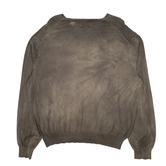 Mens Grey Polo Ralph Lauren  V Neck Jumper