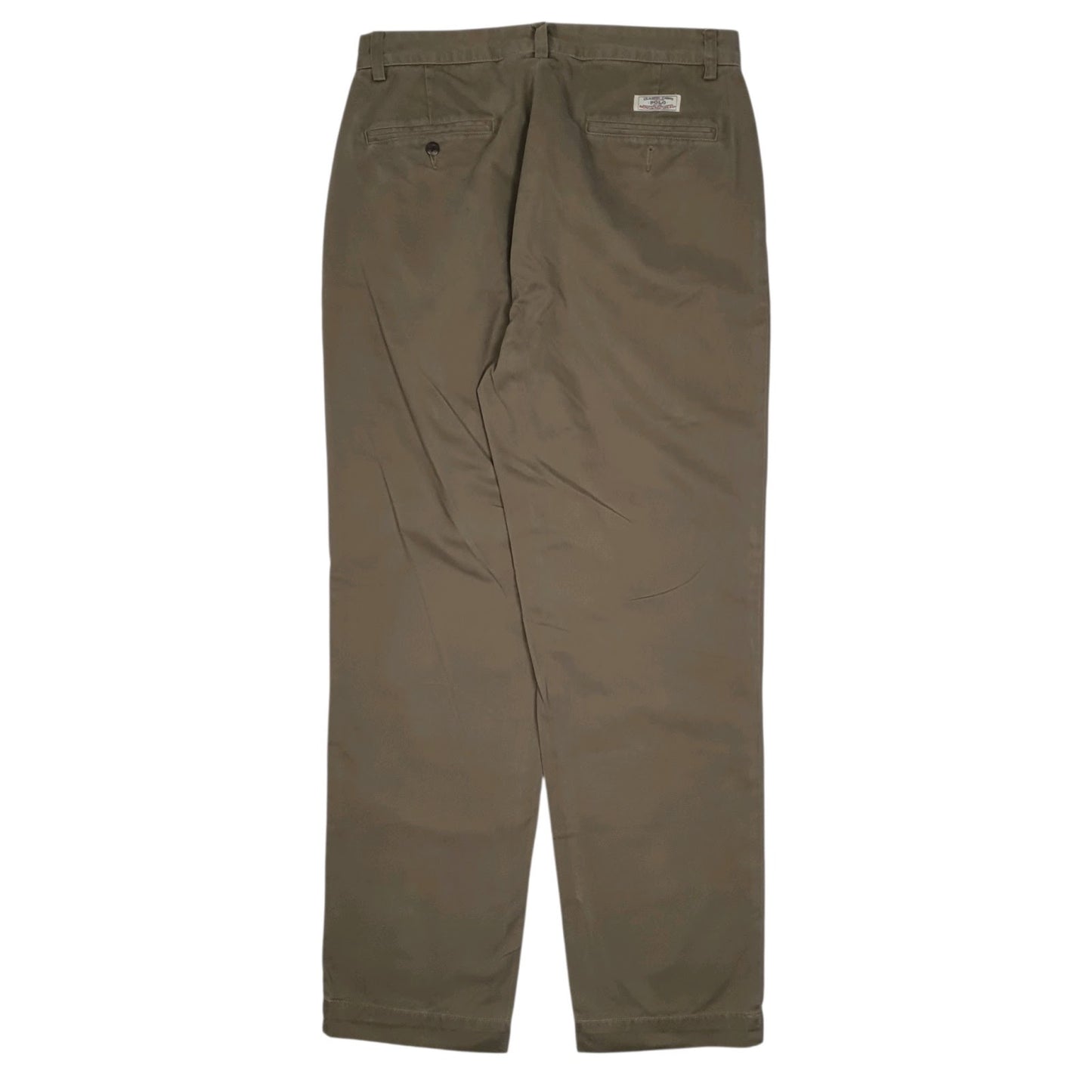 Mens Grey Polo Ralph Lauren Prospect Pant Vintage 90s  Trousers