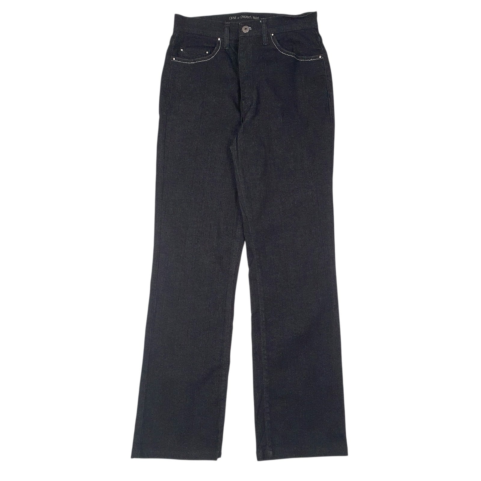 Womens Black Depoch Mod  Casual JeansW26 L28