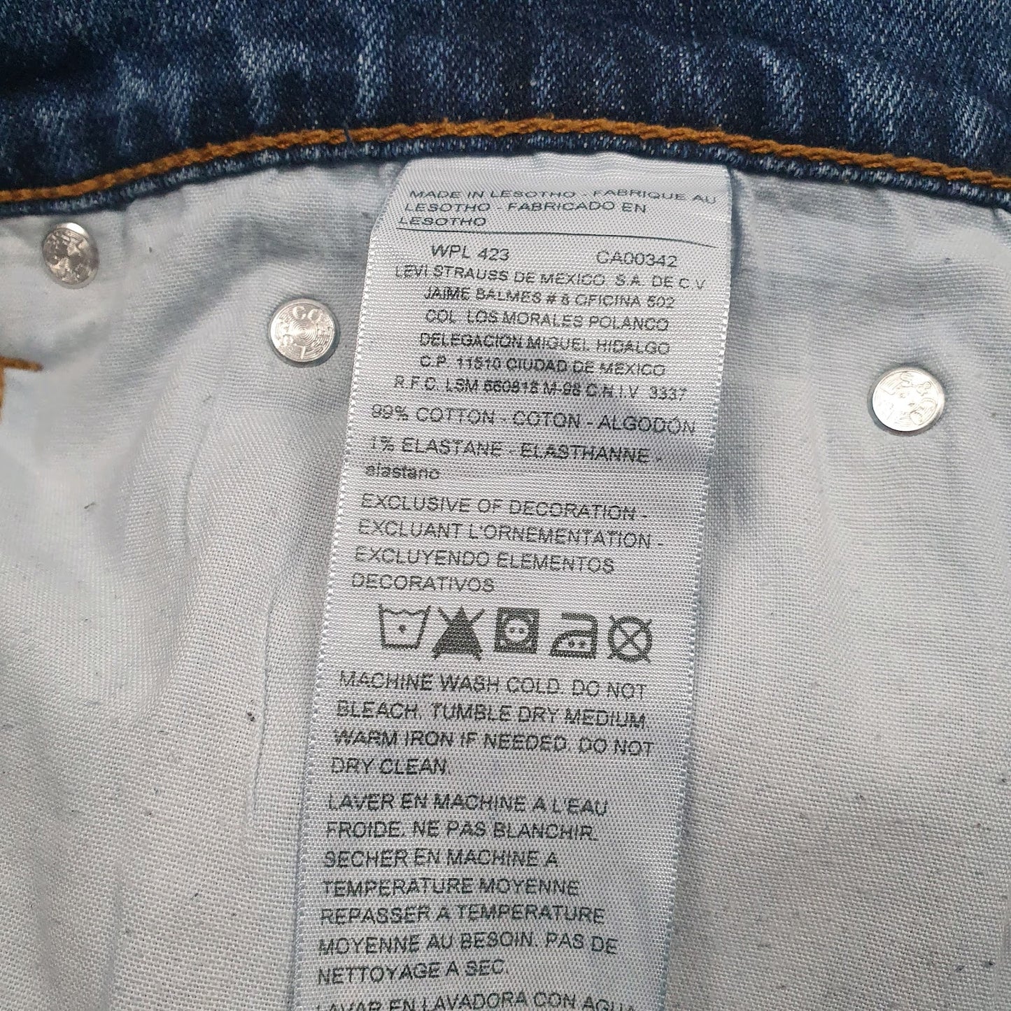 Mens Blue Levis   Jeans