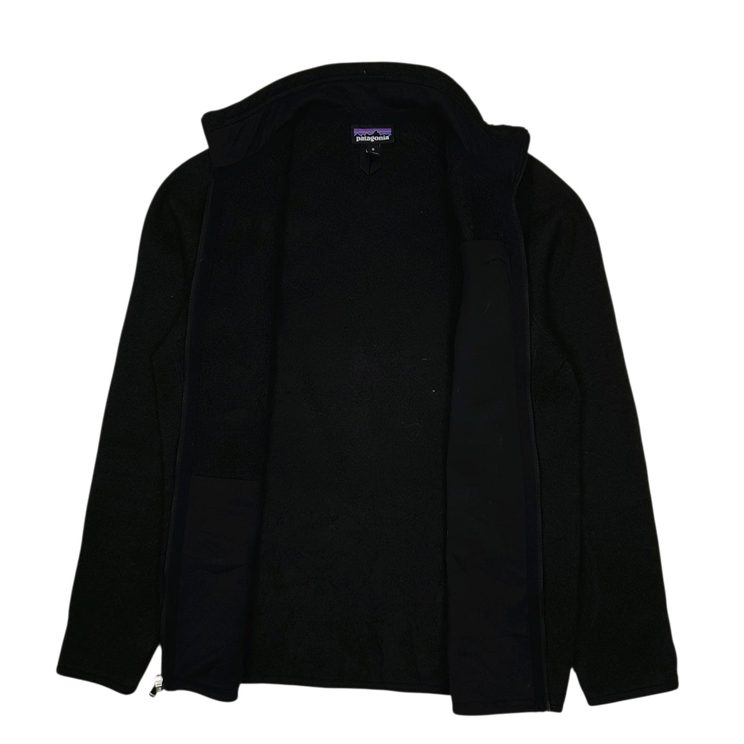 Mens Black Patagonia Better Sweater Full Zip Jumper