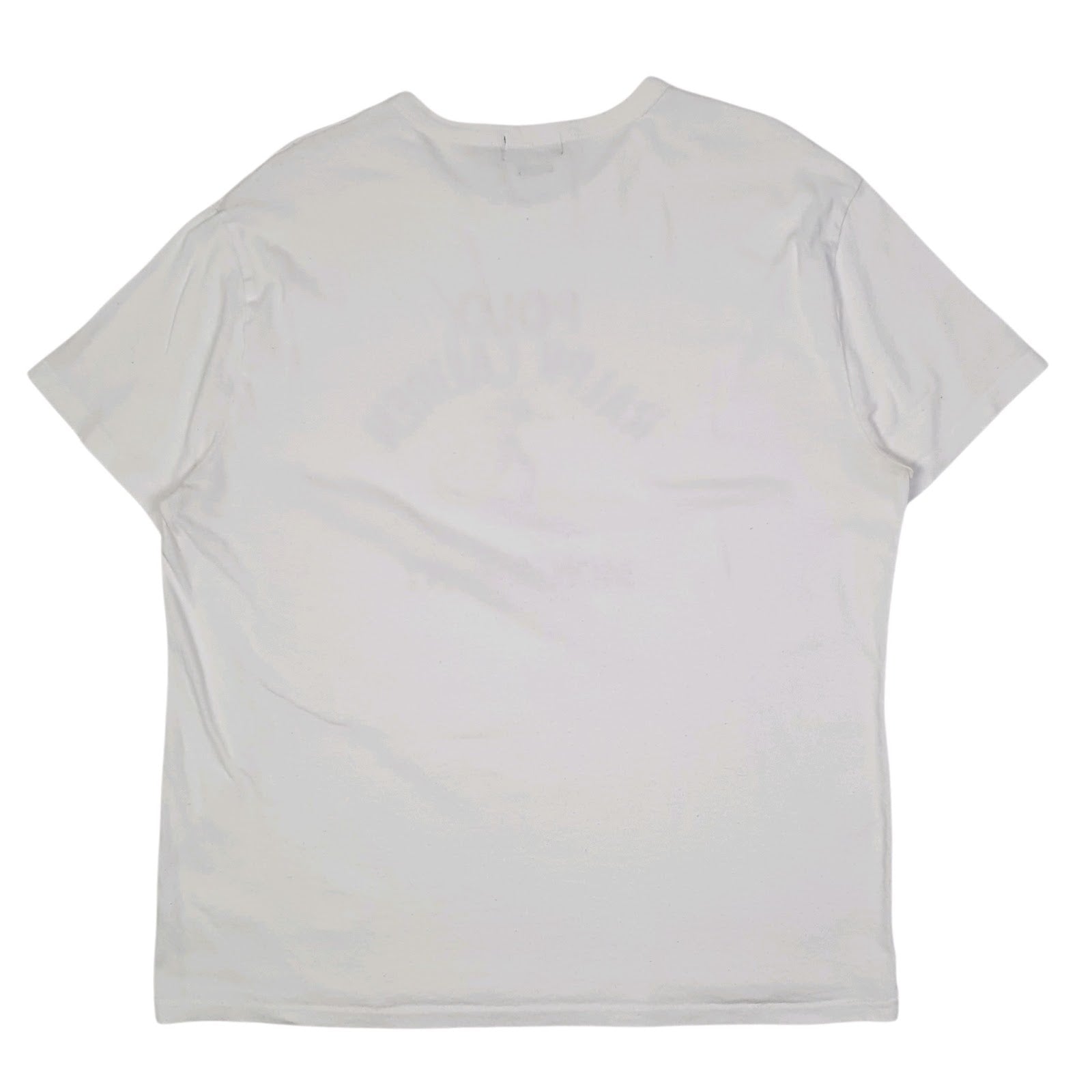 Mens White Polo Ralph Lauren Montauk NY Surfing  T Shirt