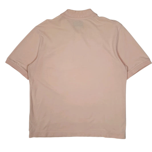 Mens Pink Kappa  Hoodie Polo Shirt