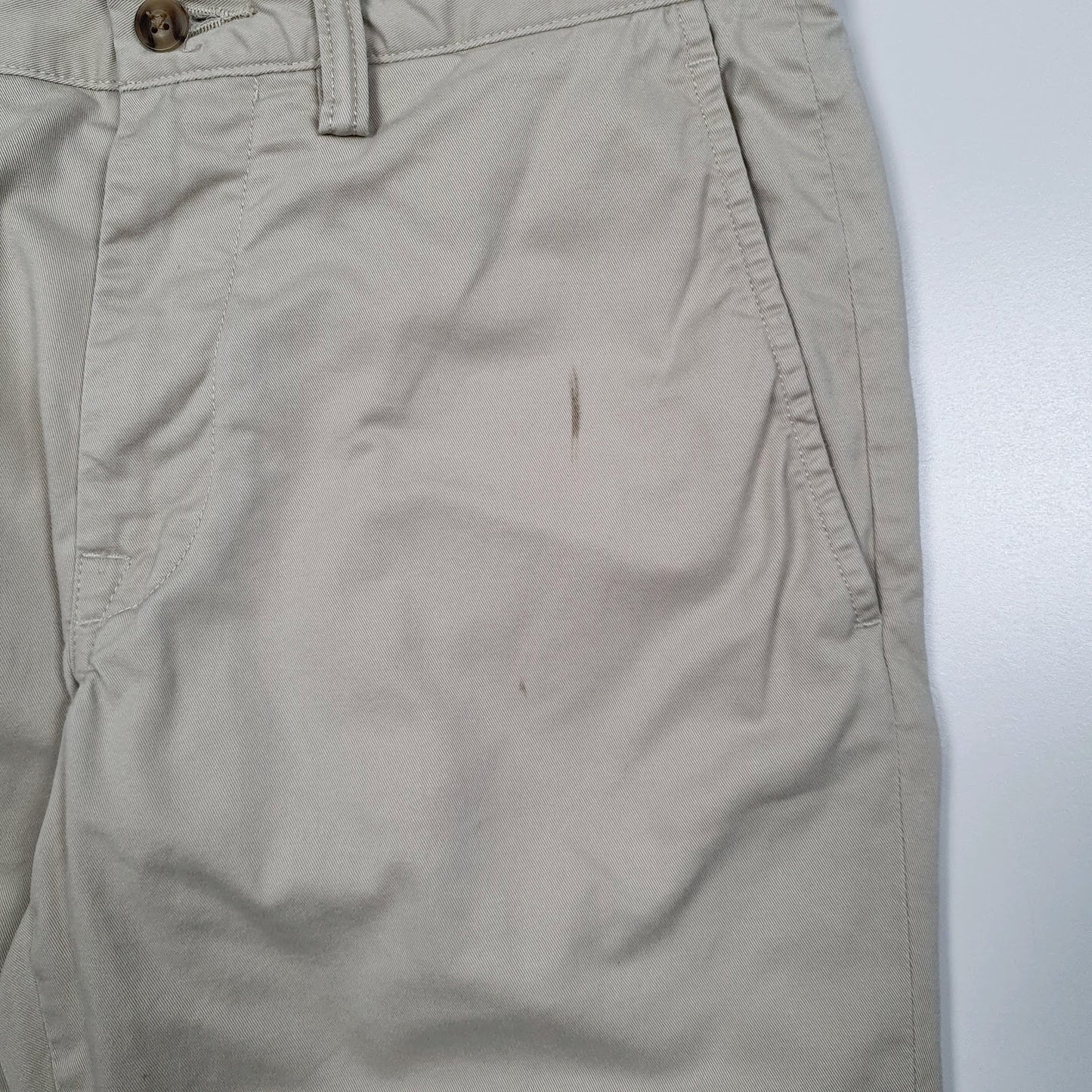 Mens Cream Polo Ralph Lauren Stretch Slim Fit  Trousers