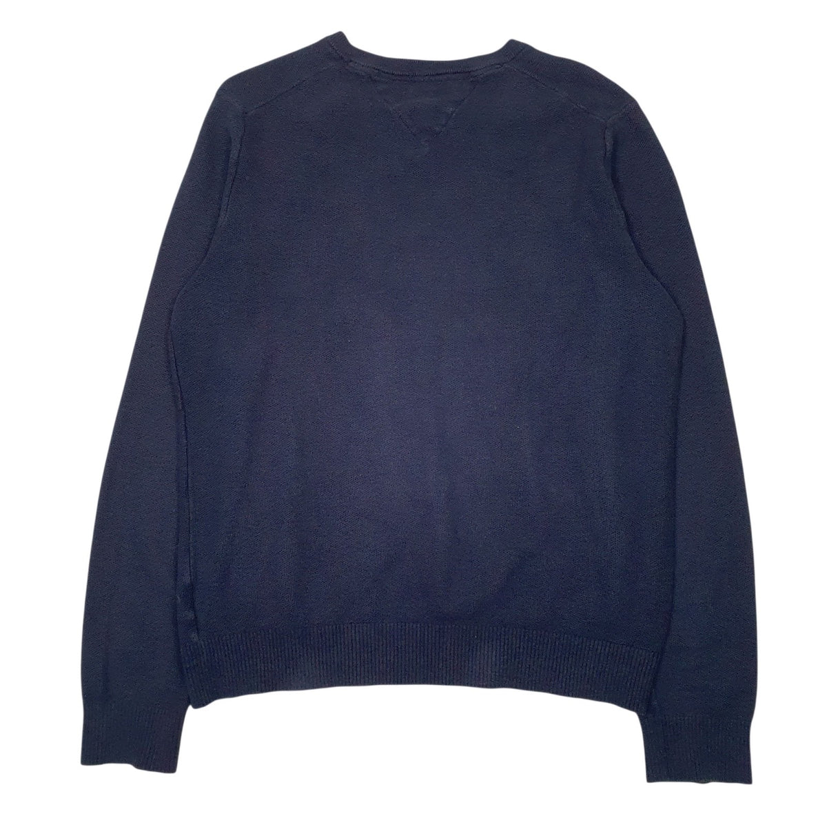Mens Navy Tommy Hilfiger  V Neck Jumper