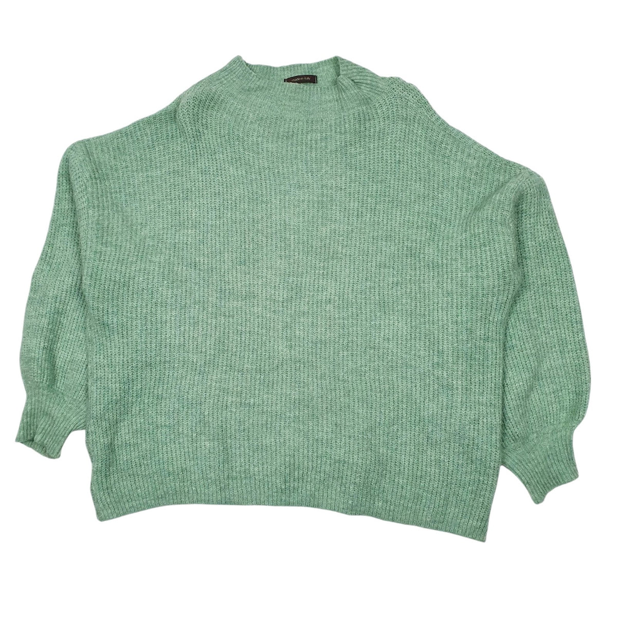 Womens Green Unbranded Knit Crewneck Jumper