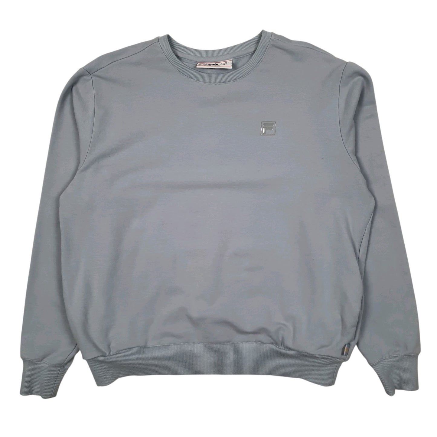 Womens Blue Fila  Crewneck Jumper