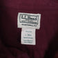 Mens Burgundy L.L.Bean Chamois  Shirt