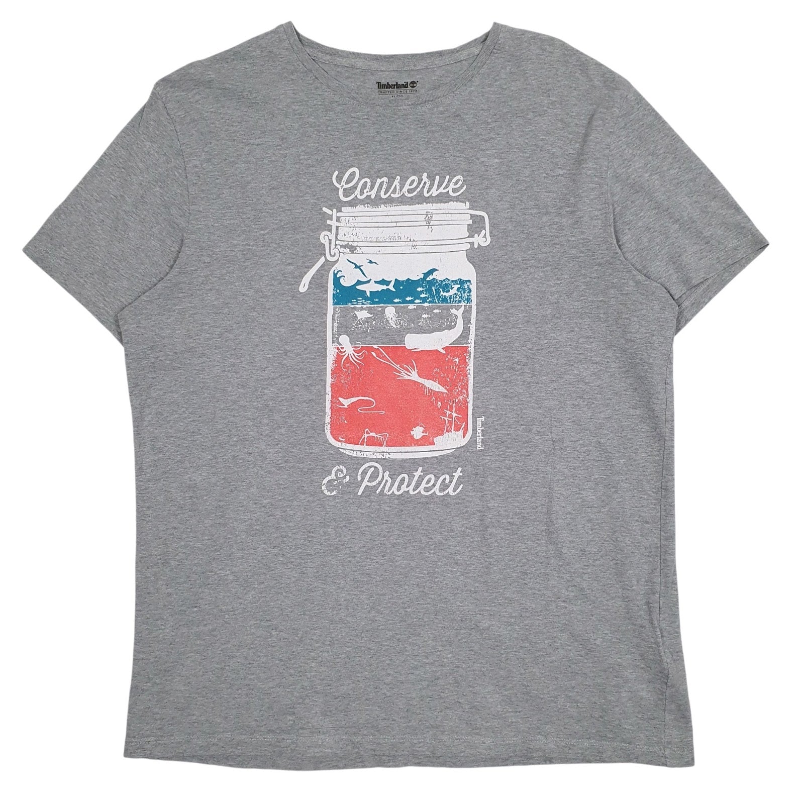 Mens Grey Timberland Slim Short Sleeve T Shirt