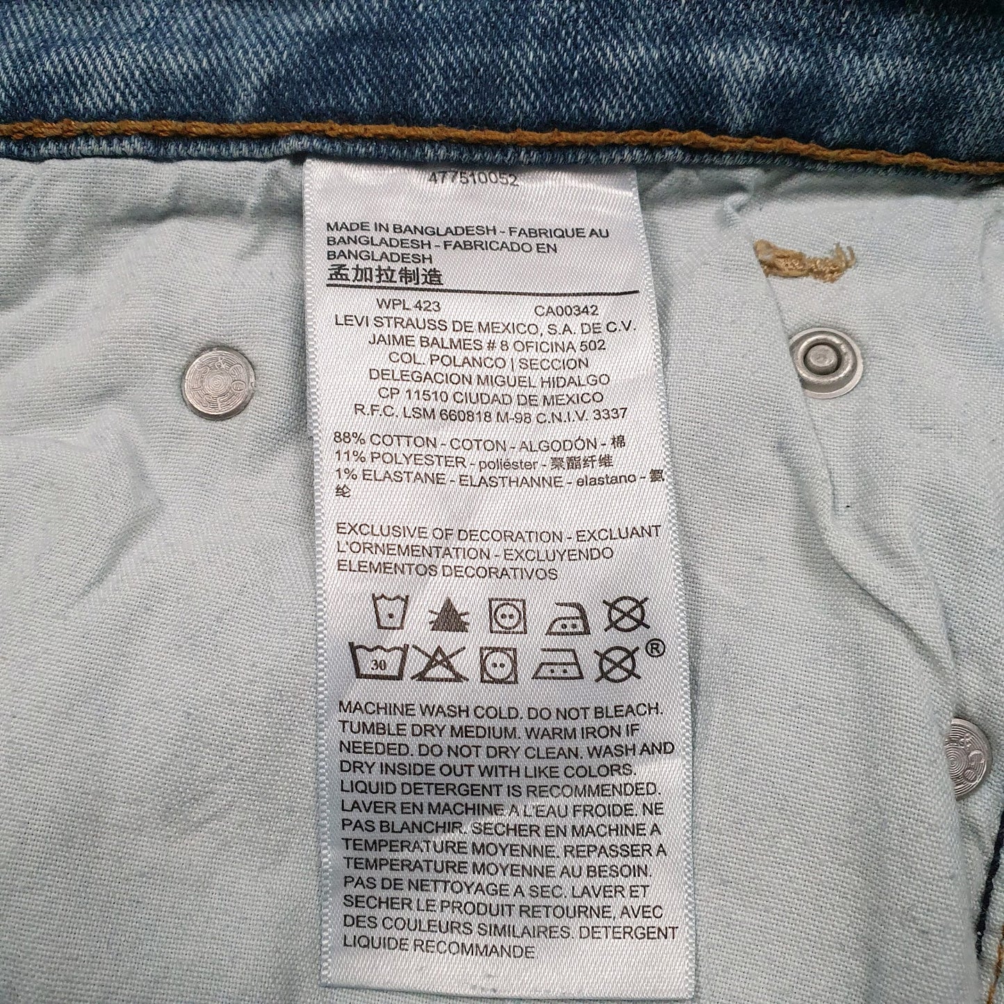 Mens Blue Levis   Jeans