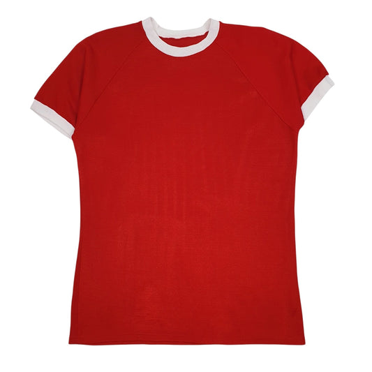 Mens Red Kristall Vintage Short Sleeve T Shirt