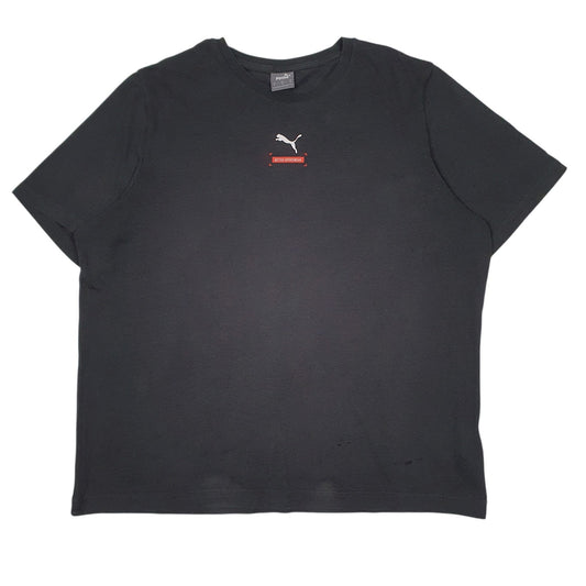 Mens Grey Puma  Short Sleeve T Shirt