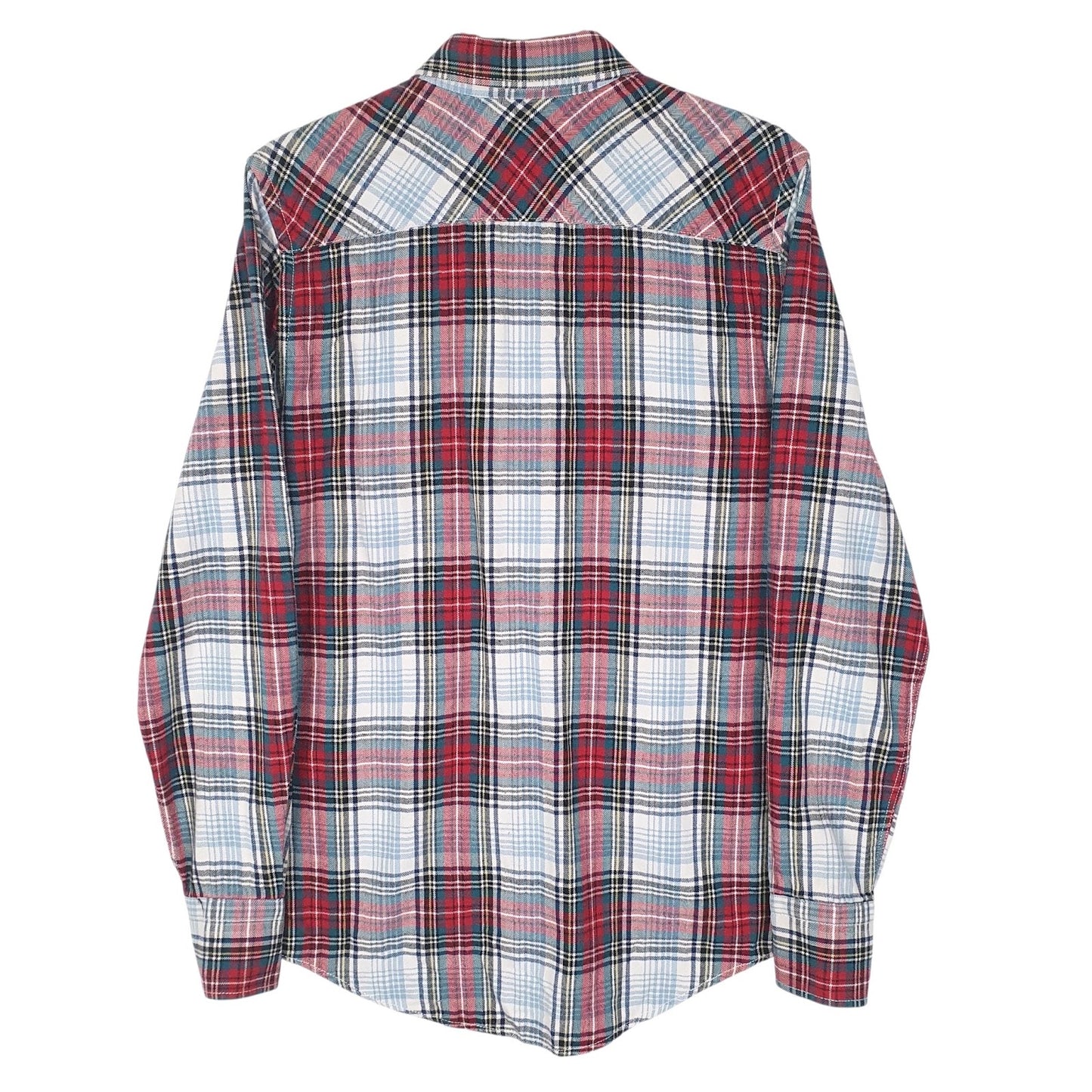 Mens White Unbranded Flannel  Shirt