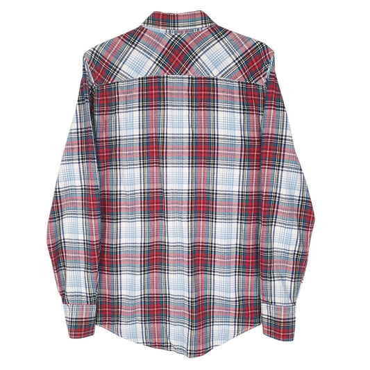 Mens White Unbranded Flannel  Shirt