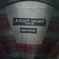 Mens Blue Ascot Sport   Shirt