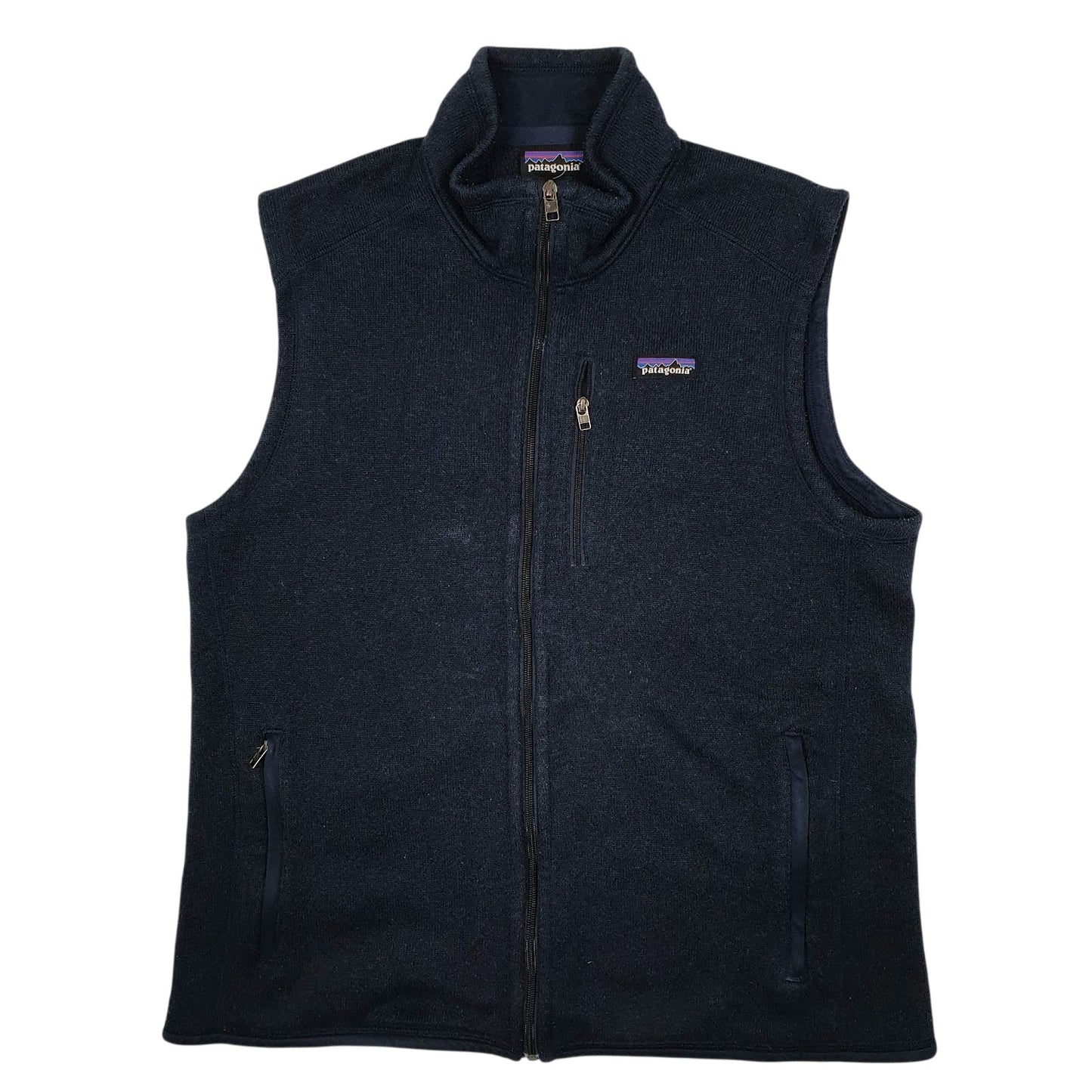 Mens Navy Patagonia Better Sweater Gilet Jumper