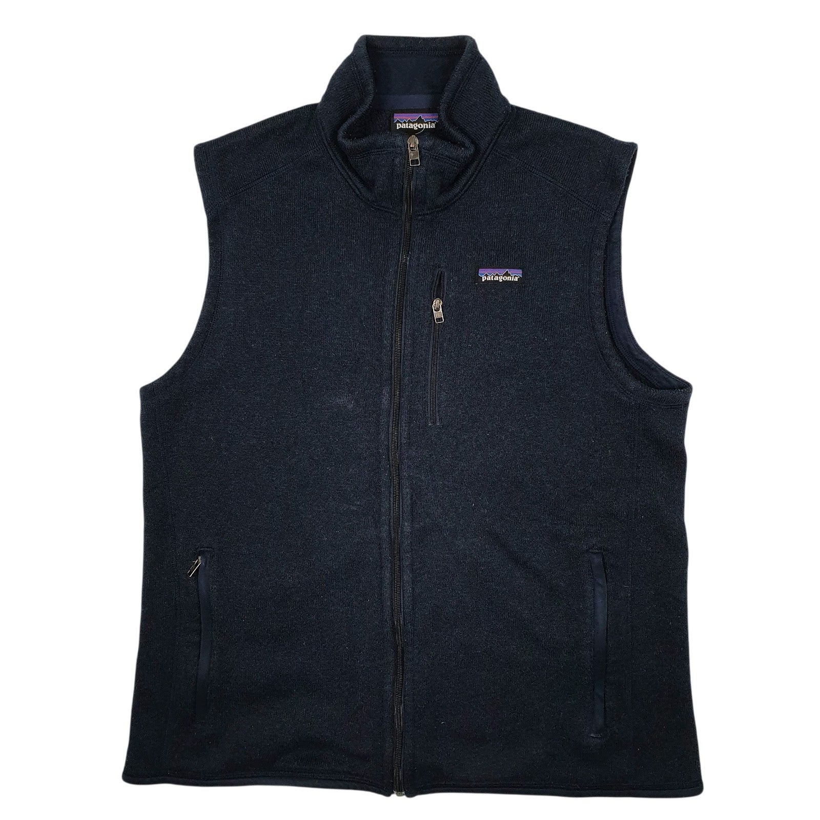 Mens Navy Patagonia Better Sweater Gilet Jumper