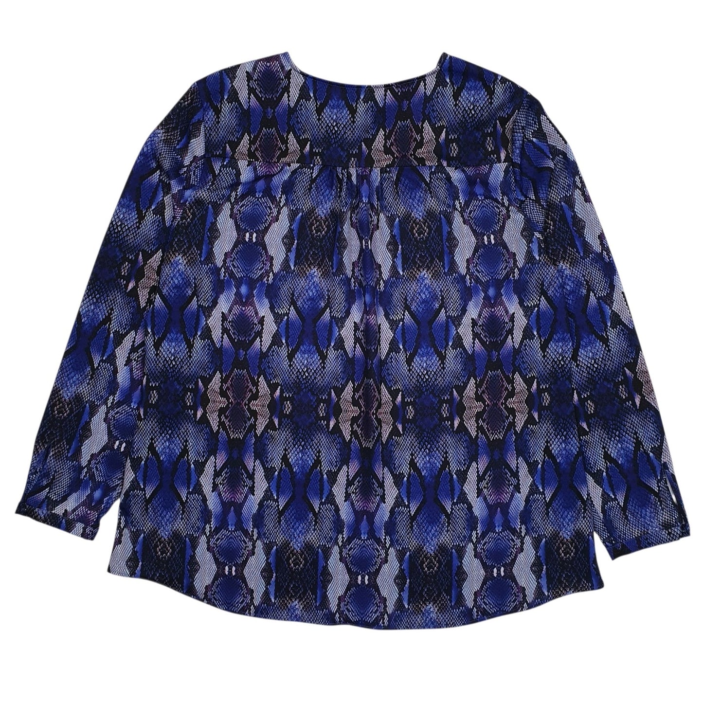 Womens Purple Julien Macdonald Snakeskin Blouse  T Shirt