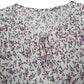 Womens White Bonmarche Floral Blouse  T Shirt