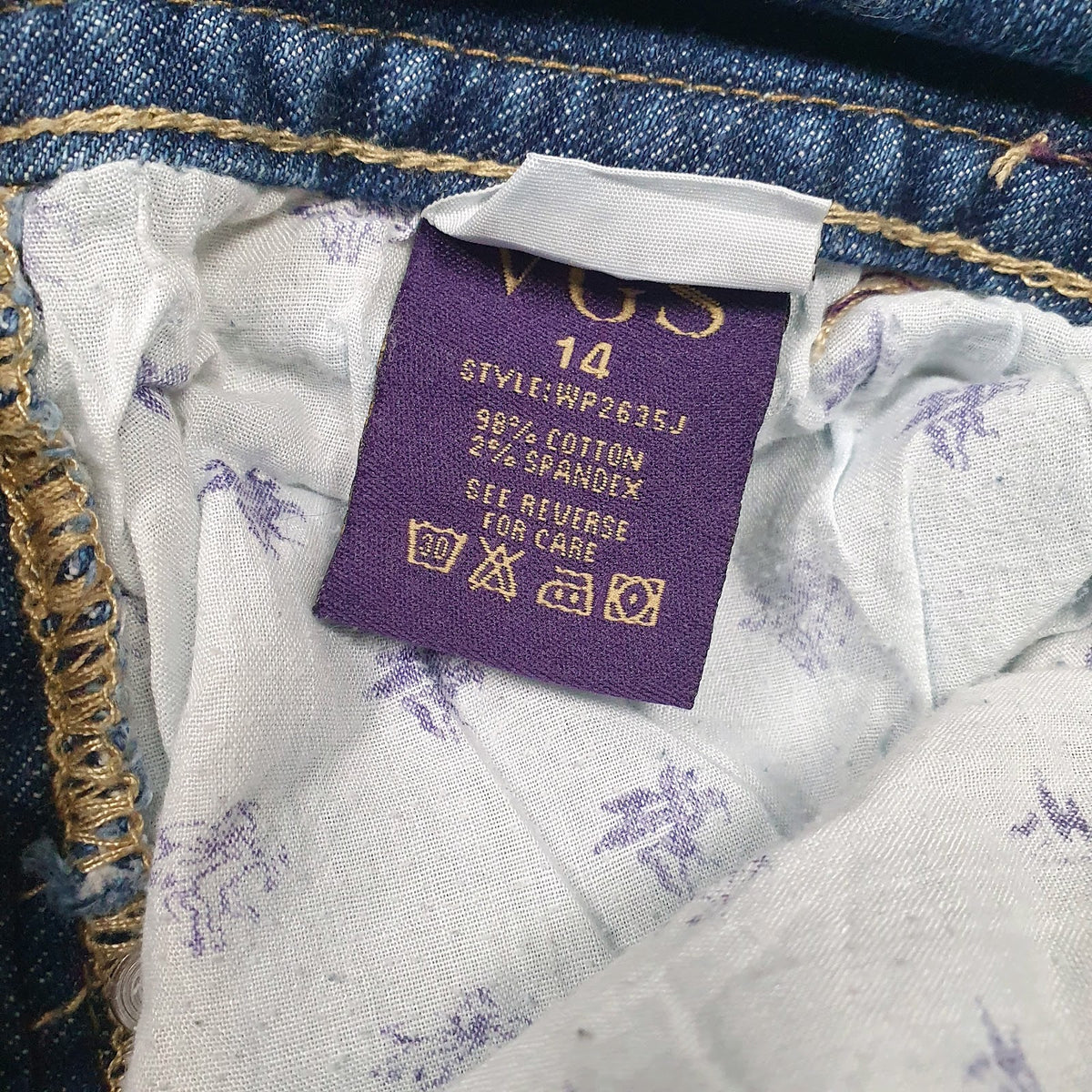 Womens Blue VGS   Jeans