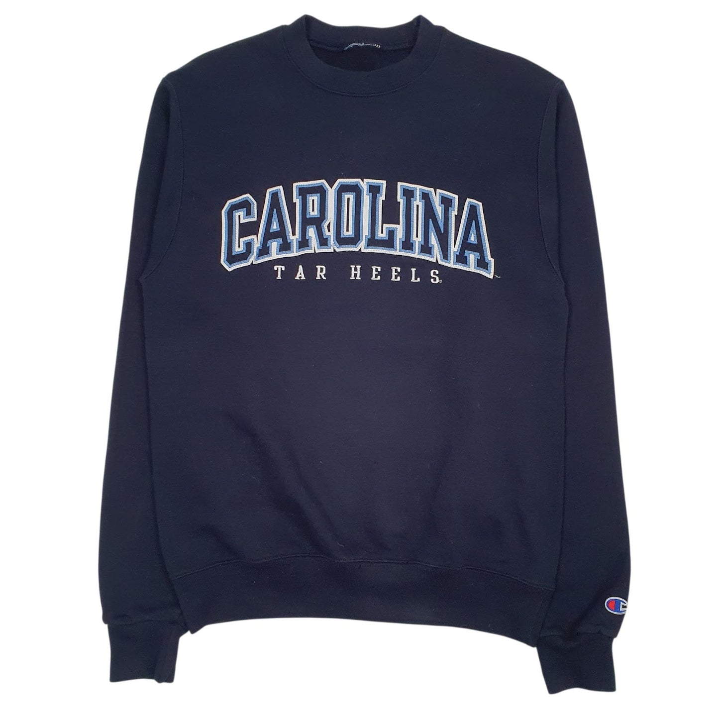 Mens Navy Champion Carolina Tar Heels Crewneck Jumper