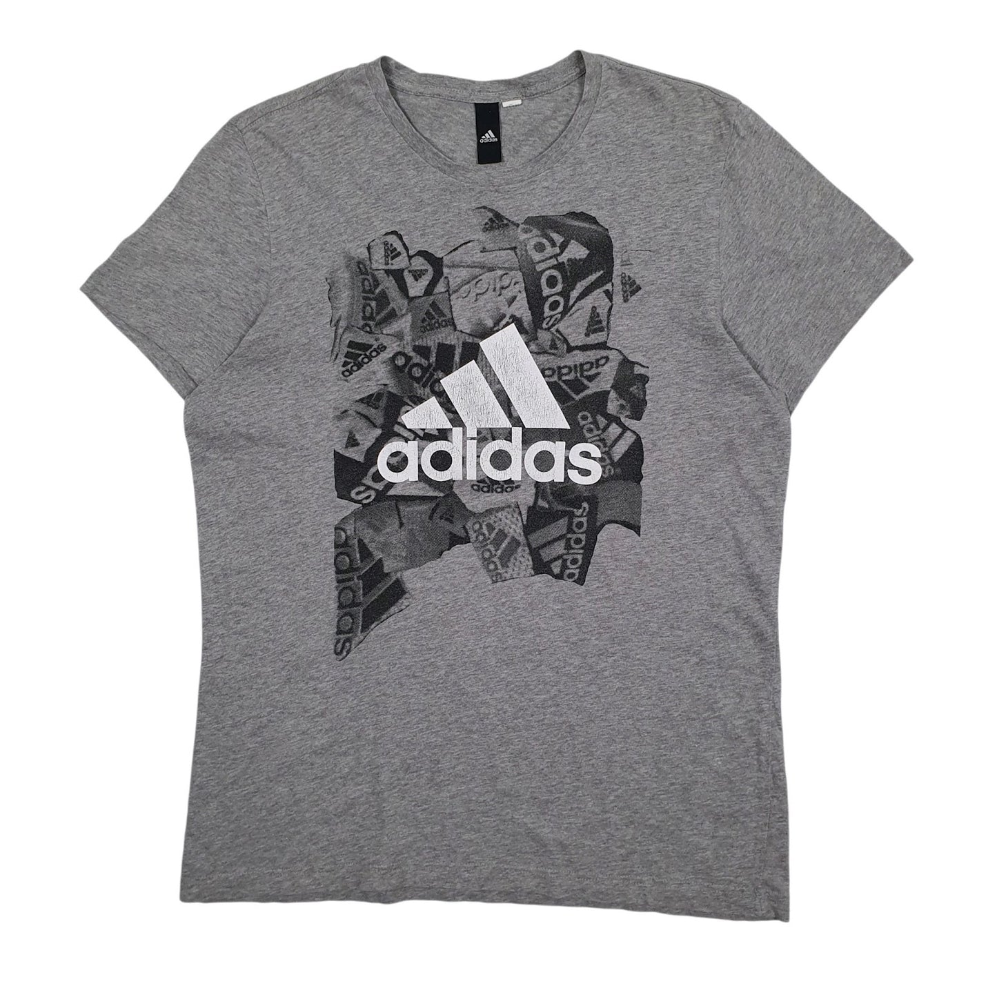 Womens Grey Adidas  Short Sleeve T Shirt