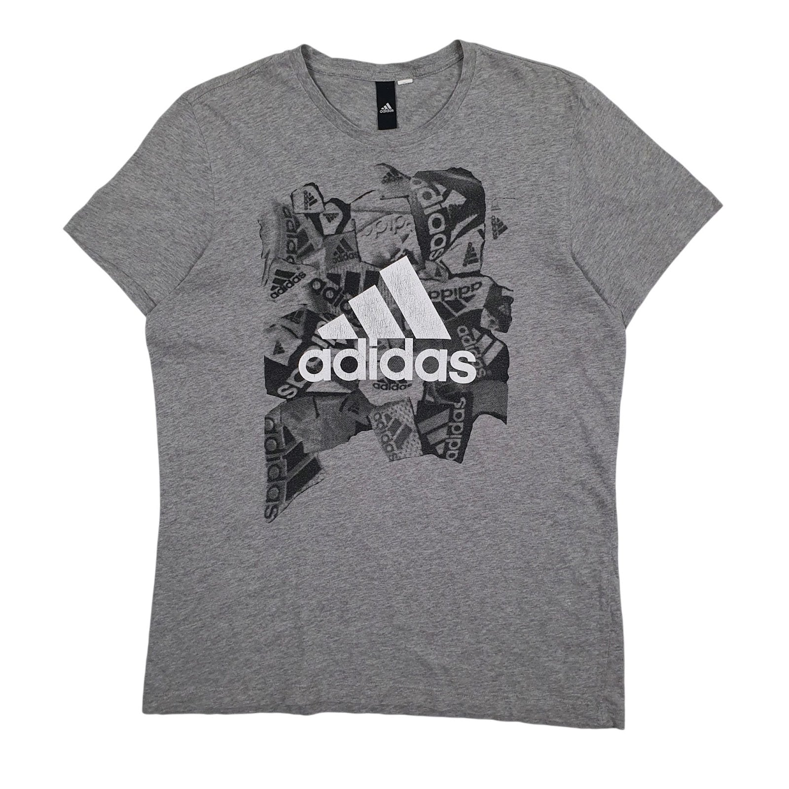 Womens Grey Adidas  Short Sleeve T Shirt