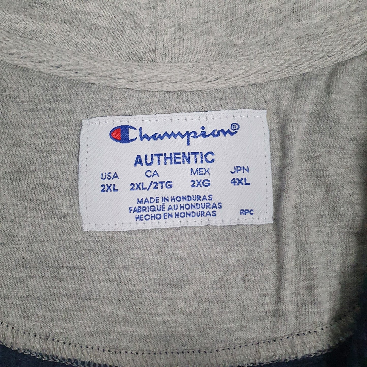 Mens Navy Champion  Full Zip Jumper