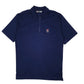 Mens Navy Fila  Short Sleeve Polo Shirt