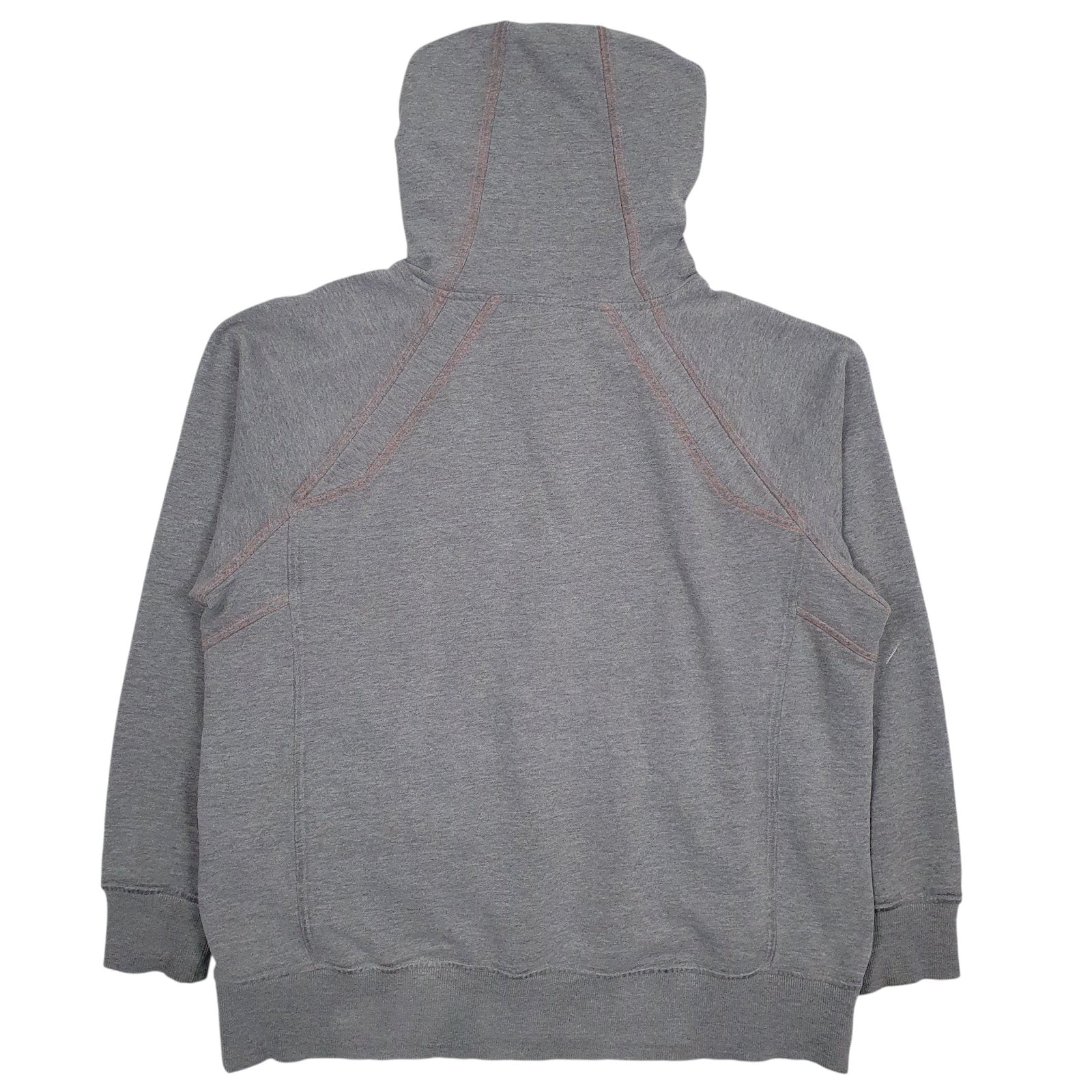 Mens Grey Nike Team Lacrosse Hoodie Jumper